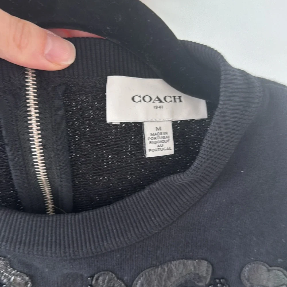 Coach Black Sweatshirt - Picture 3 of 5